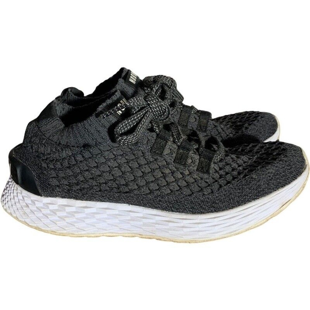 Nobull Project Knit Runner Diamond Mesh Running Gray Black Shoes Women’s 7.5
